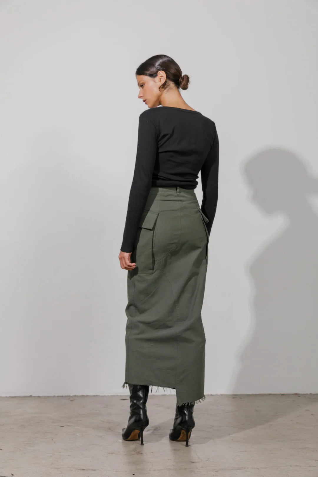 Cargo Skirt - Olive