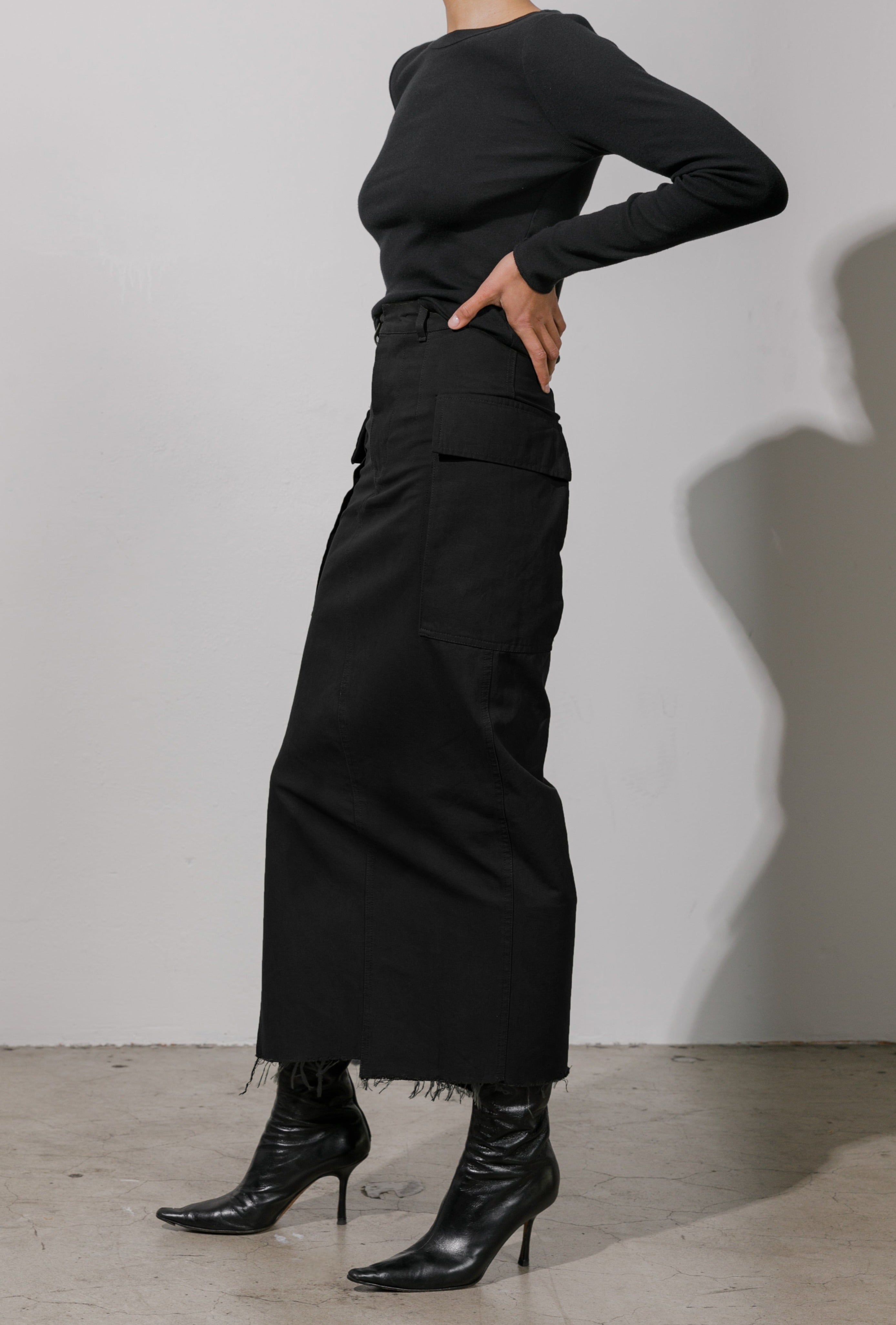 Cargo Skirt - Black