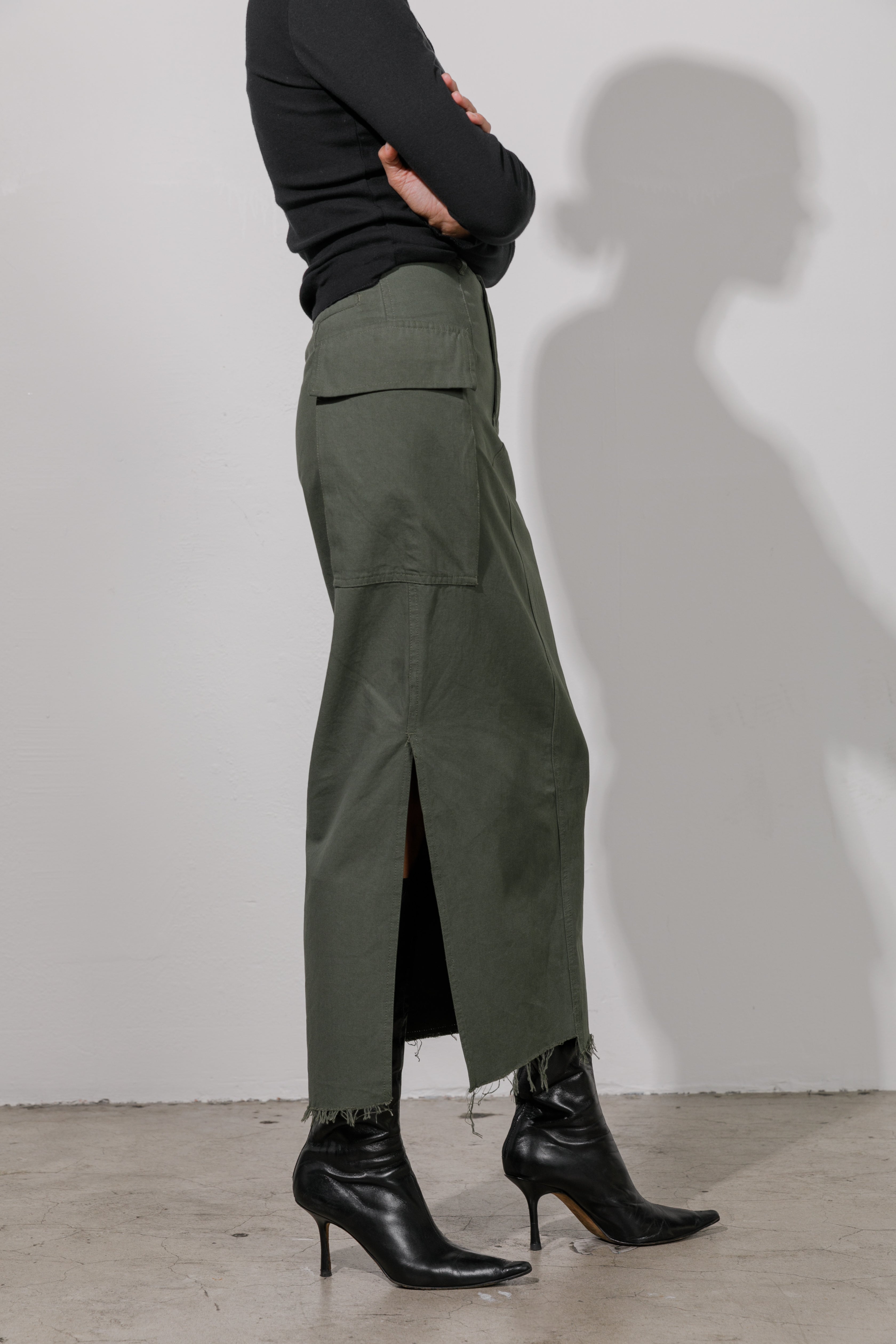 Cargo Skirt - Olive