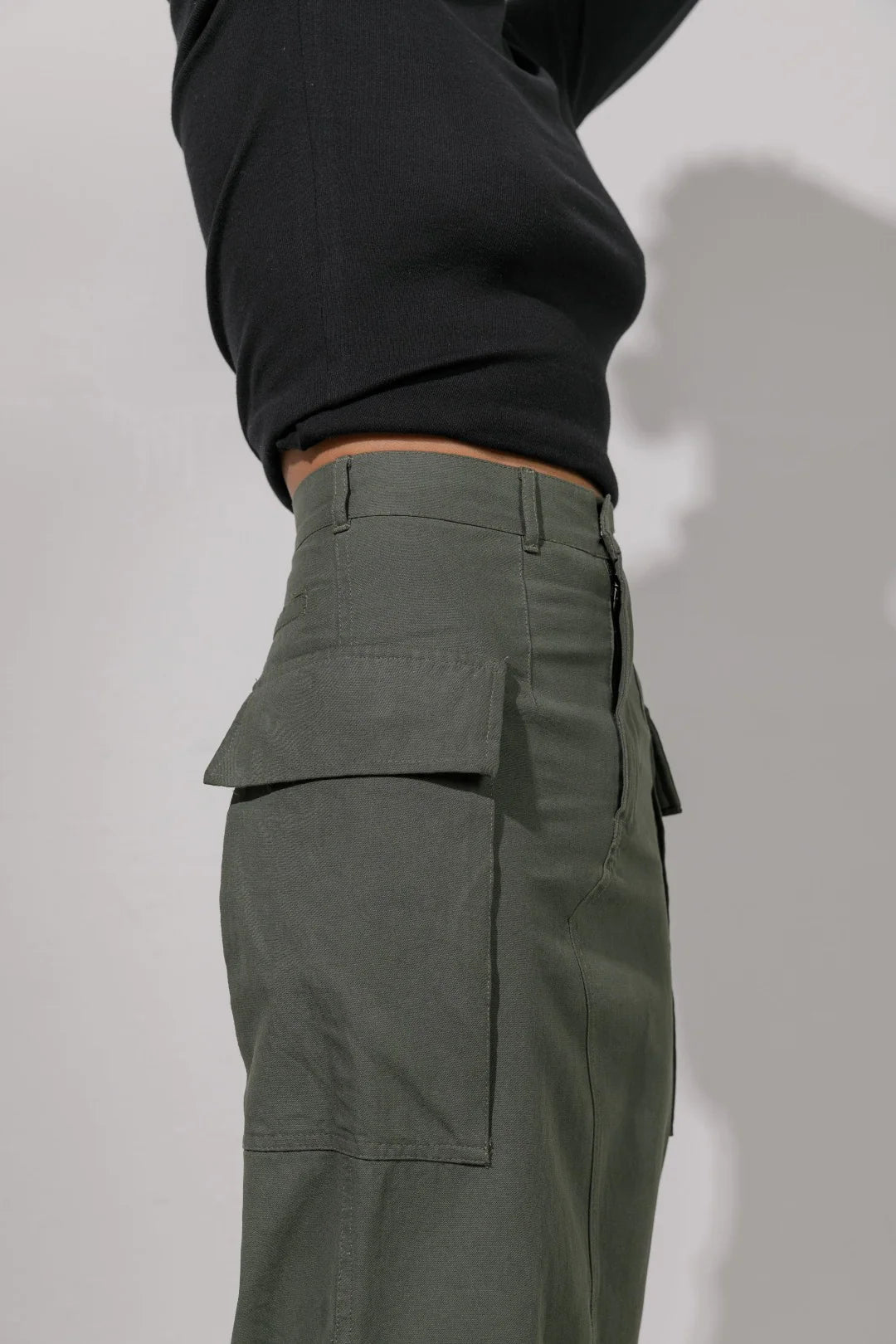 Cargo Skirt - Olive