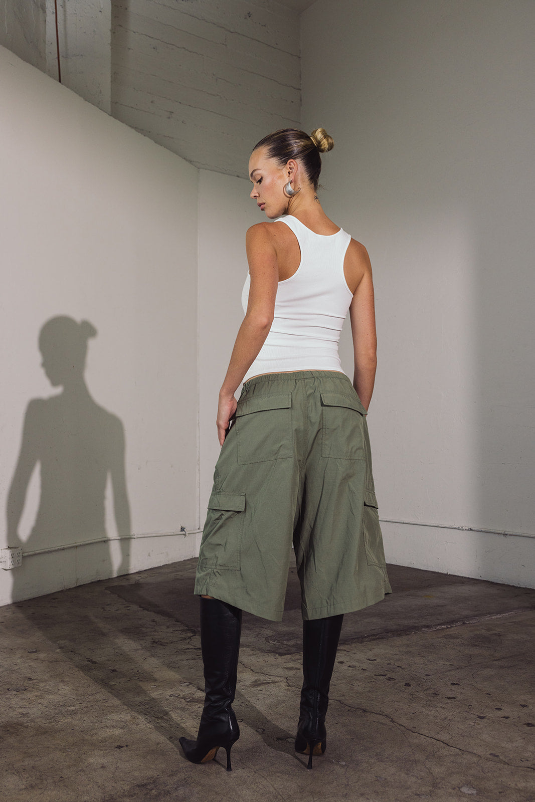 Bermuda Parachute Short - Sage