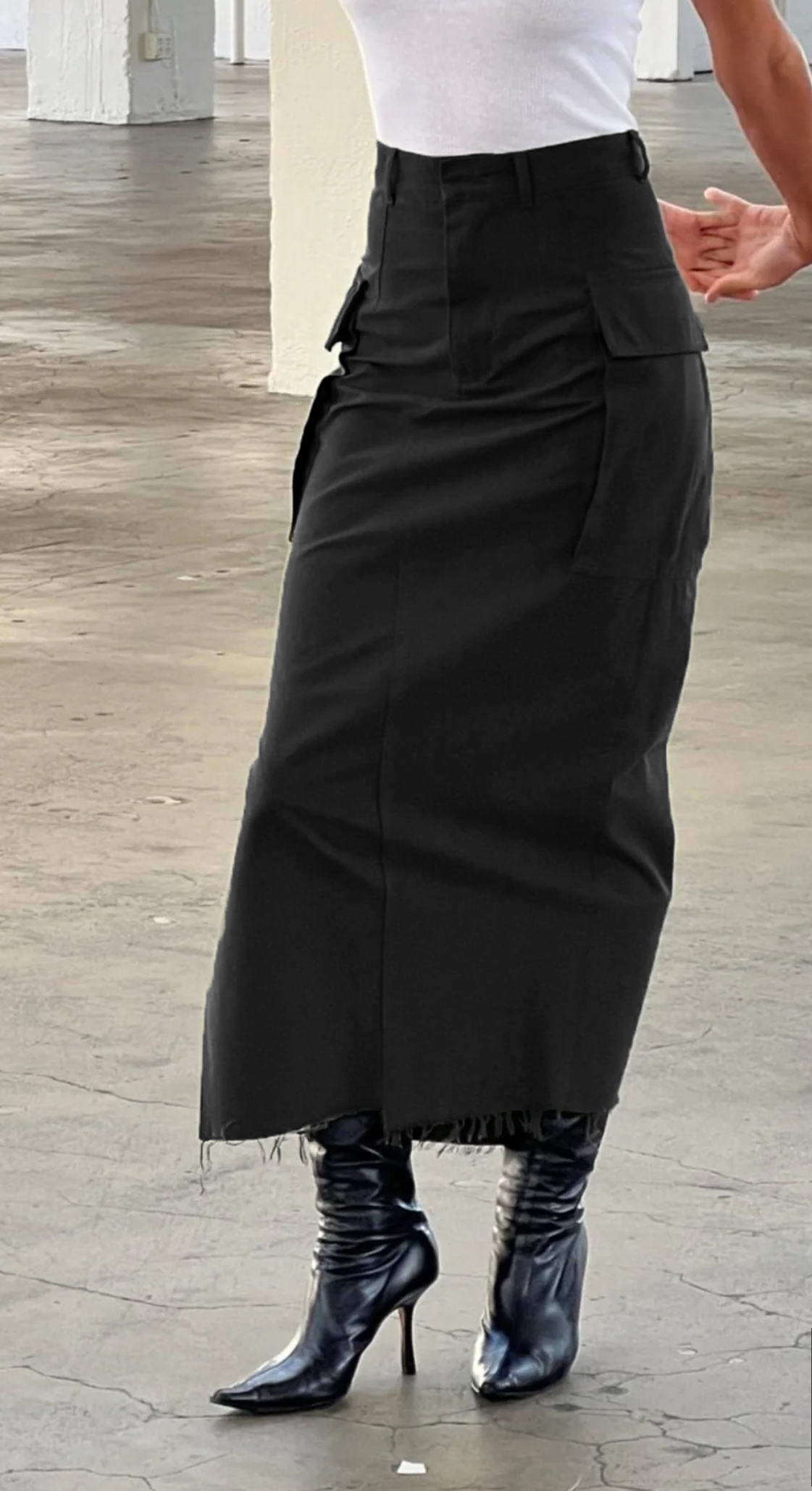 Cargo Skirt - Black