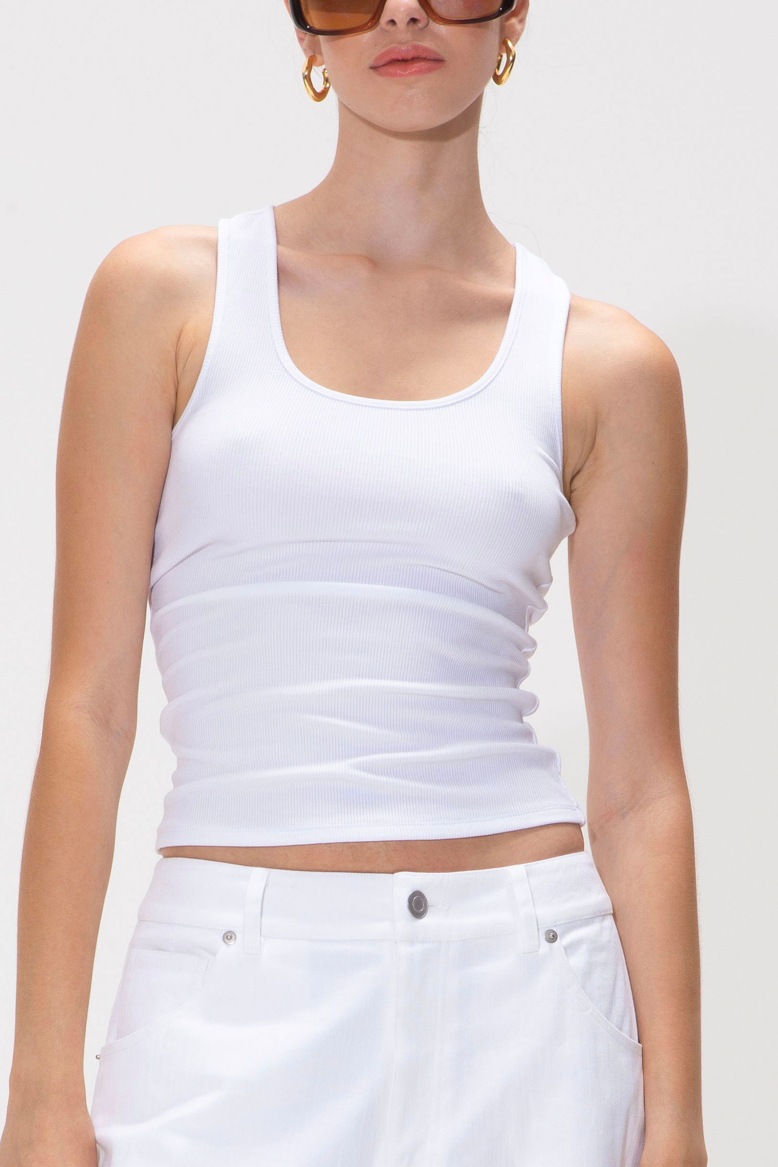 RIB TANK - WHITE – LOCAL EUROPEAN RIB TANK - WHITE – LOCAL EUROPEAN